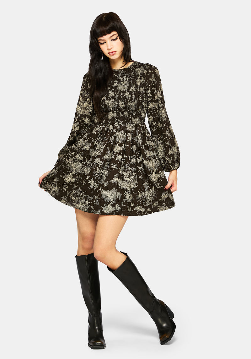 mini dress for winter Zorya Winter Maypole Mini Dress – Disturbia