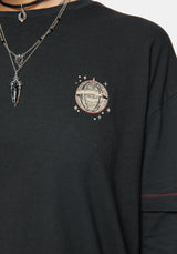 Temperance Tarot Graphic Long Sleeve Tee Dress