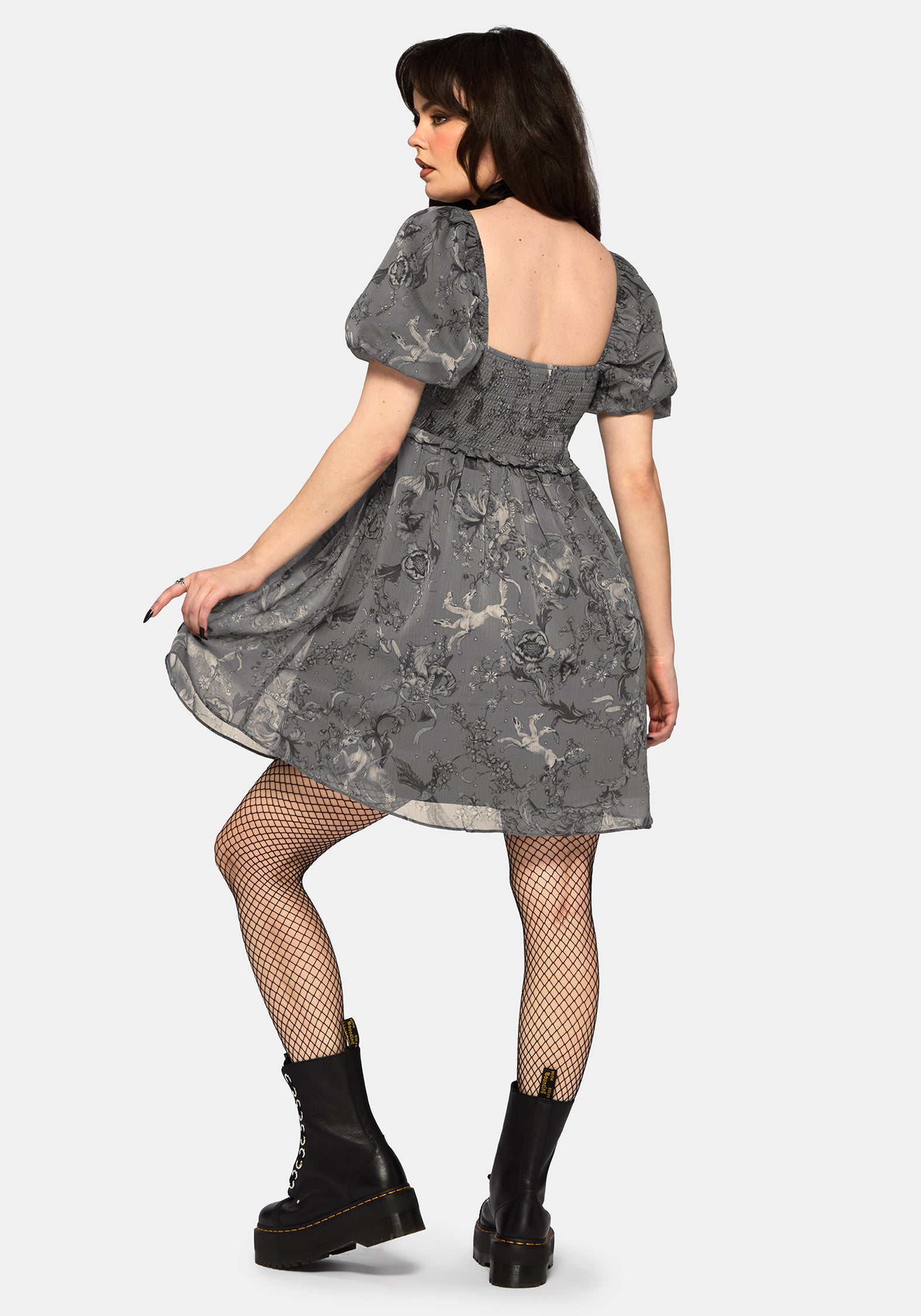 Merunicorn Enchanted Forest Mini Dress