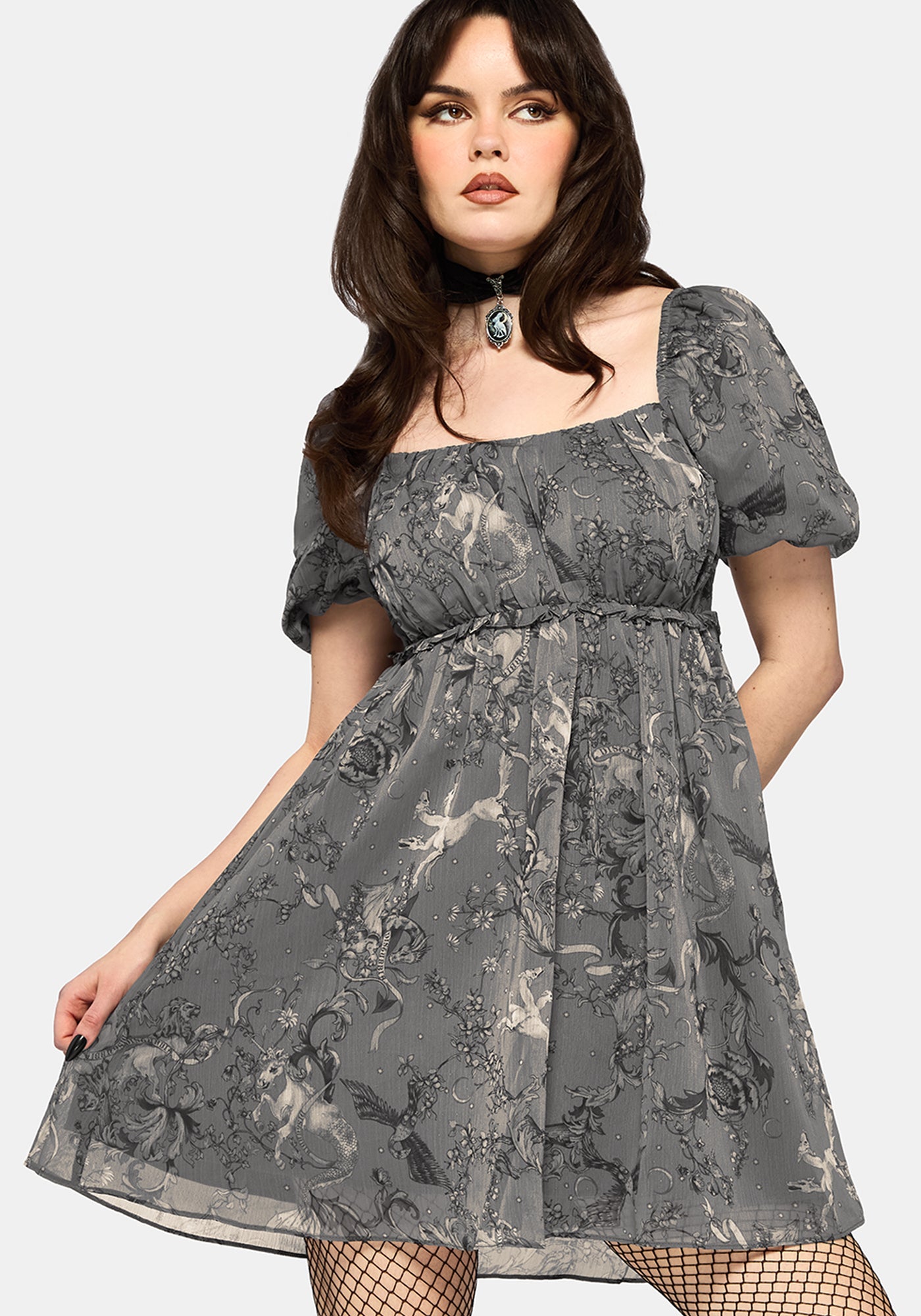 enchanted forest dress Merunicorn Enchanted Forest Mini Dress – Disturbia