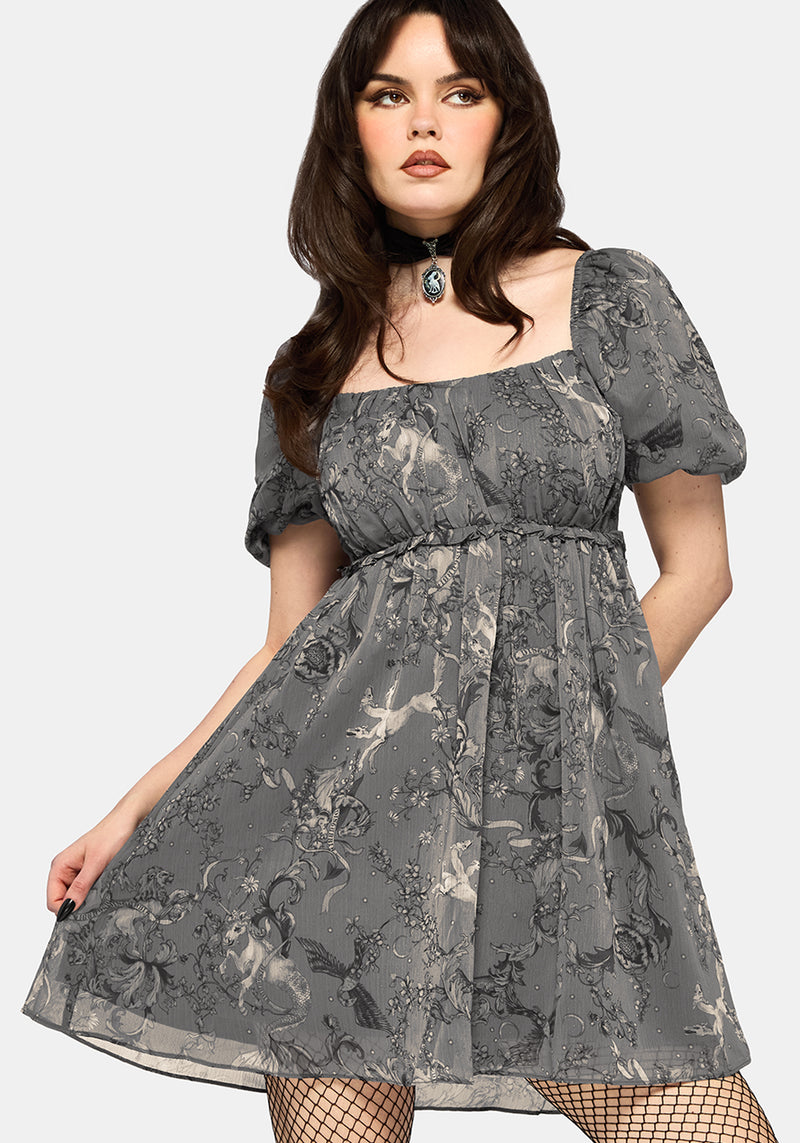 Merunicorn Enchanted Forest Mini Dress  Disturbia