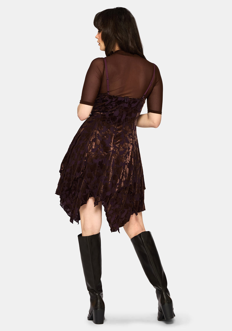 lovers and friends sienna mini dress Sienna Devore Hanky Hem Cami Mini Dress – Disturbia