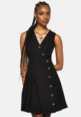 Moonage Asymmetric Sleeveless Mini Dress