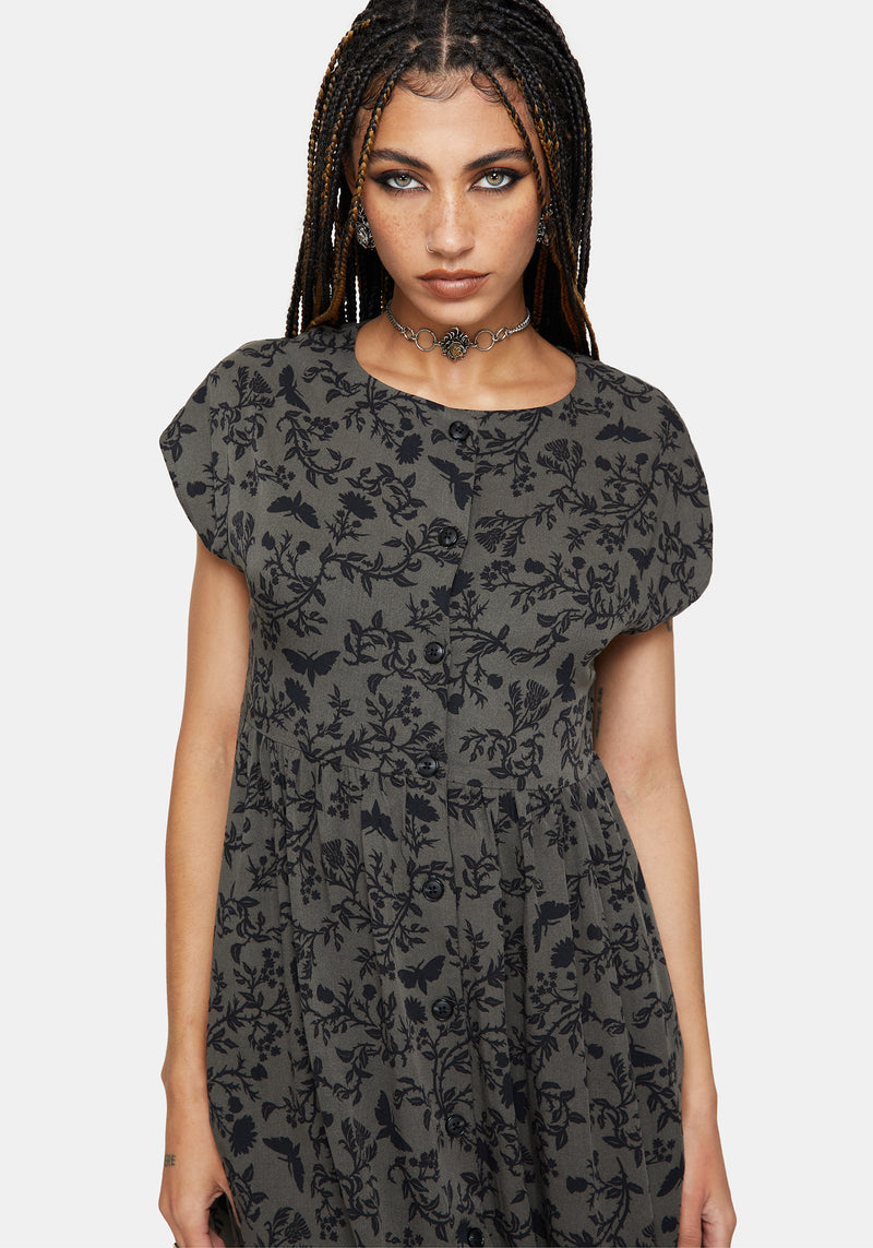 Morgana Mini Dress - Green