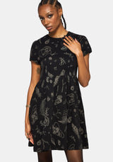 Helena Highland Foraging Mini Skater Dress