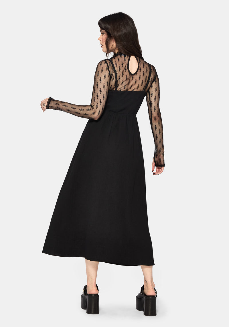 white tight fitted dresses Reverie Black Lace Trim Mini Dress - The Hippie Shake main image 0