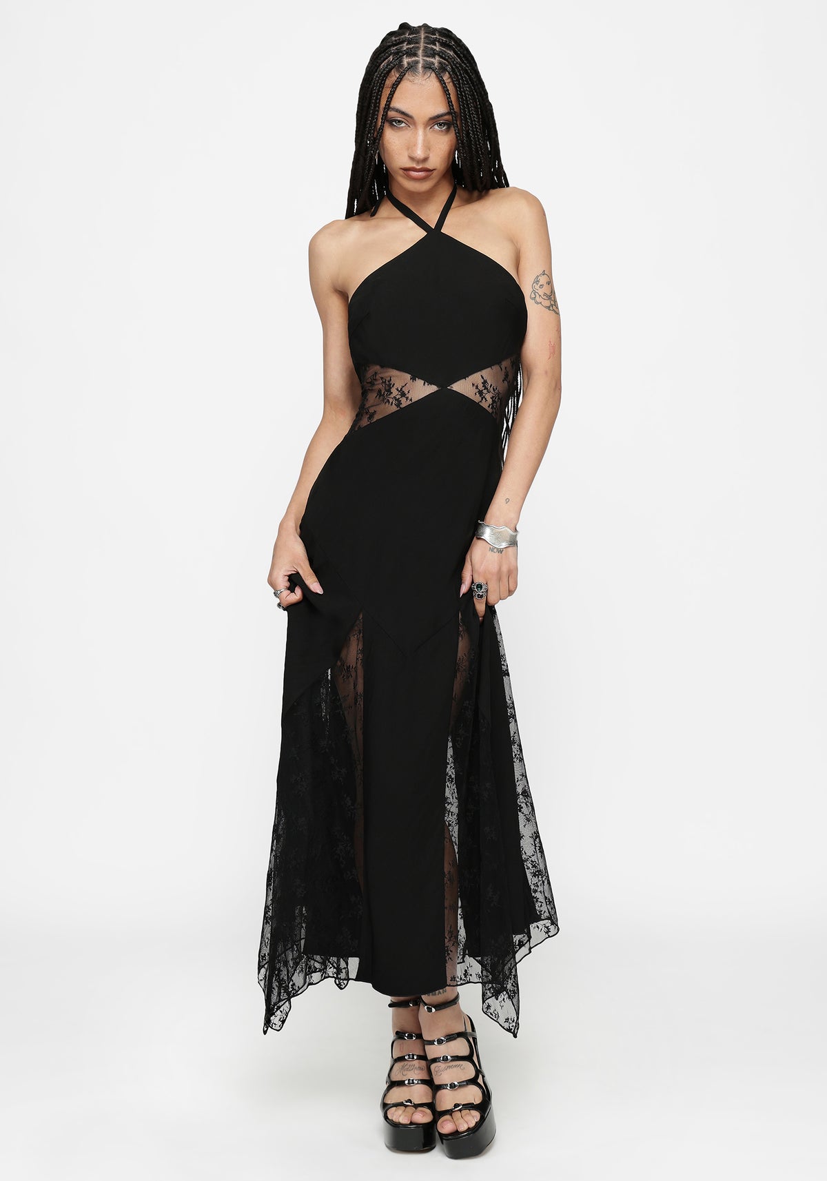 alternative formal dress Modern Style Evening Gown or Alternative Wedding Dress With Hand Beade main image 0