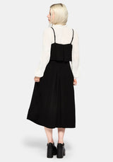 Genevra Embroidered Overlay Midi Dress US 2