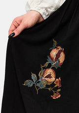 Genevra Embroidered Overlay Midi Dress US 2