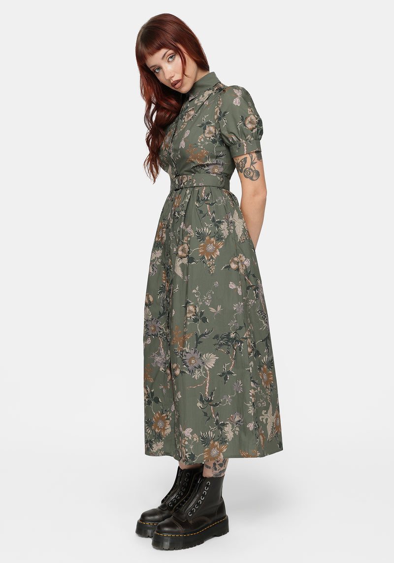 Poison Eden Midaxi Shirt Dress – Disturbia