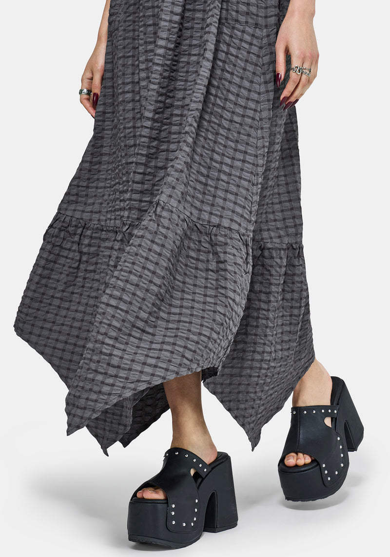 off-white sicily organic cotton midi dress Petal and Pup Women's Floret Midi Dress