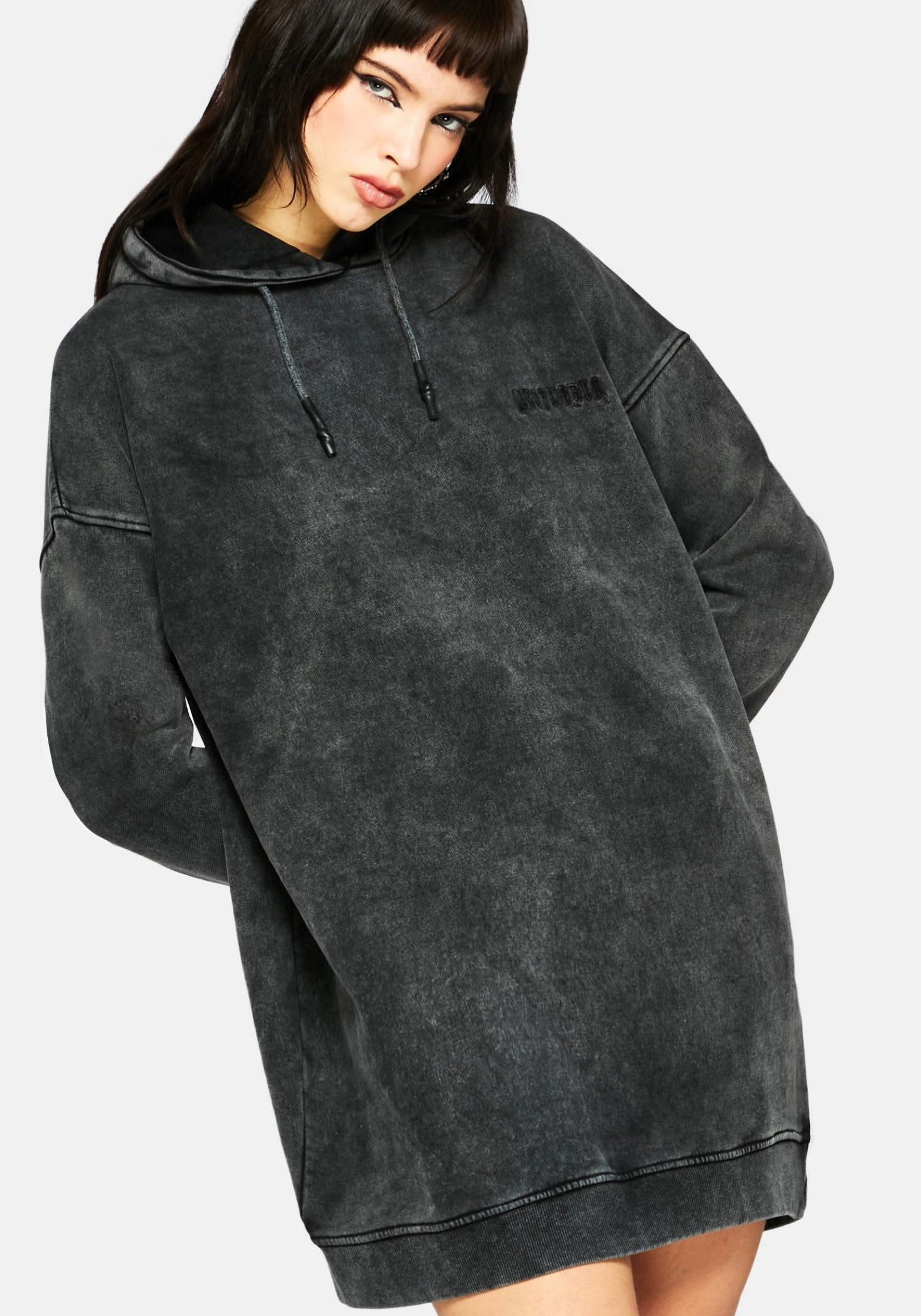 Aelin Sword Applique Hooded Sweater Dress