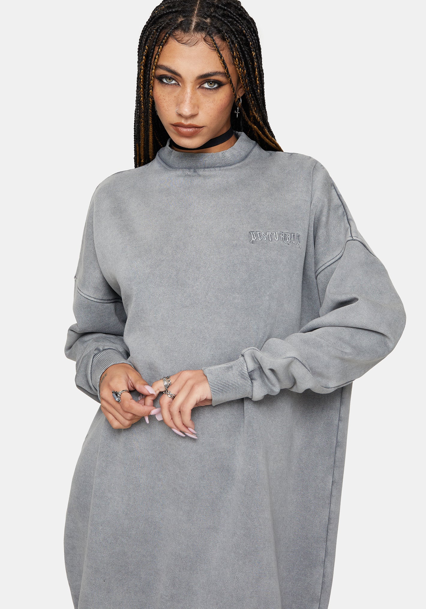 Aelin Sword Applique Sweater Dress