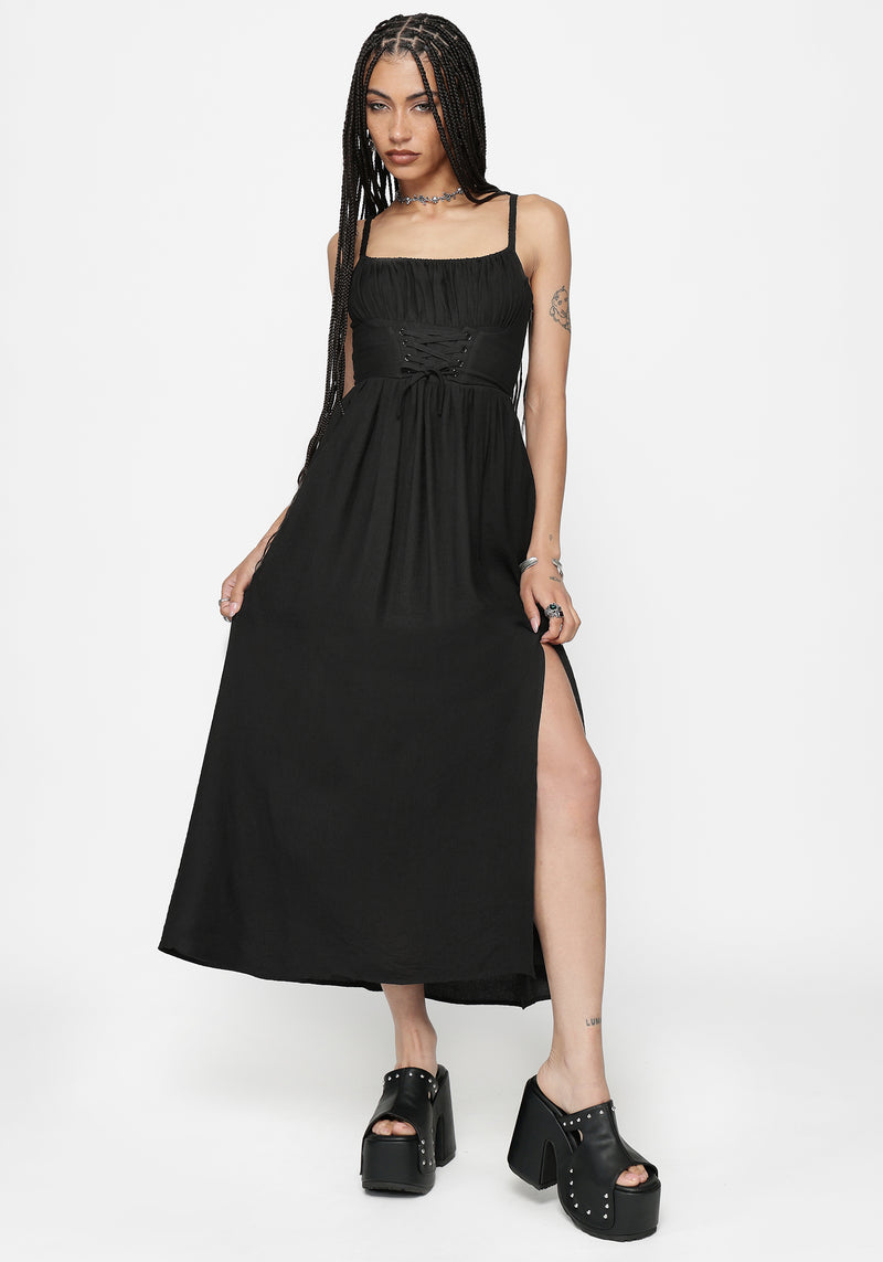 midaxi ruched dress Cirissa Ruched Midaxi Dress – Disturbia