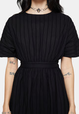 Blythe Cotton Tie Back Mini Dress