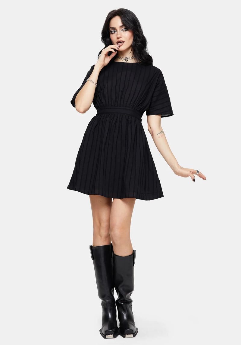 blythe mini dress Blythe Cotton Tie Back Mini Dress