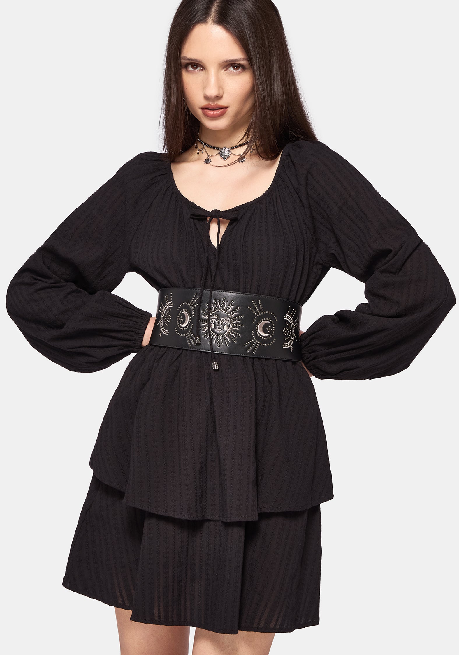 marcia mini dress Marcia Tie Front Mini Dress – Disturbia