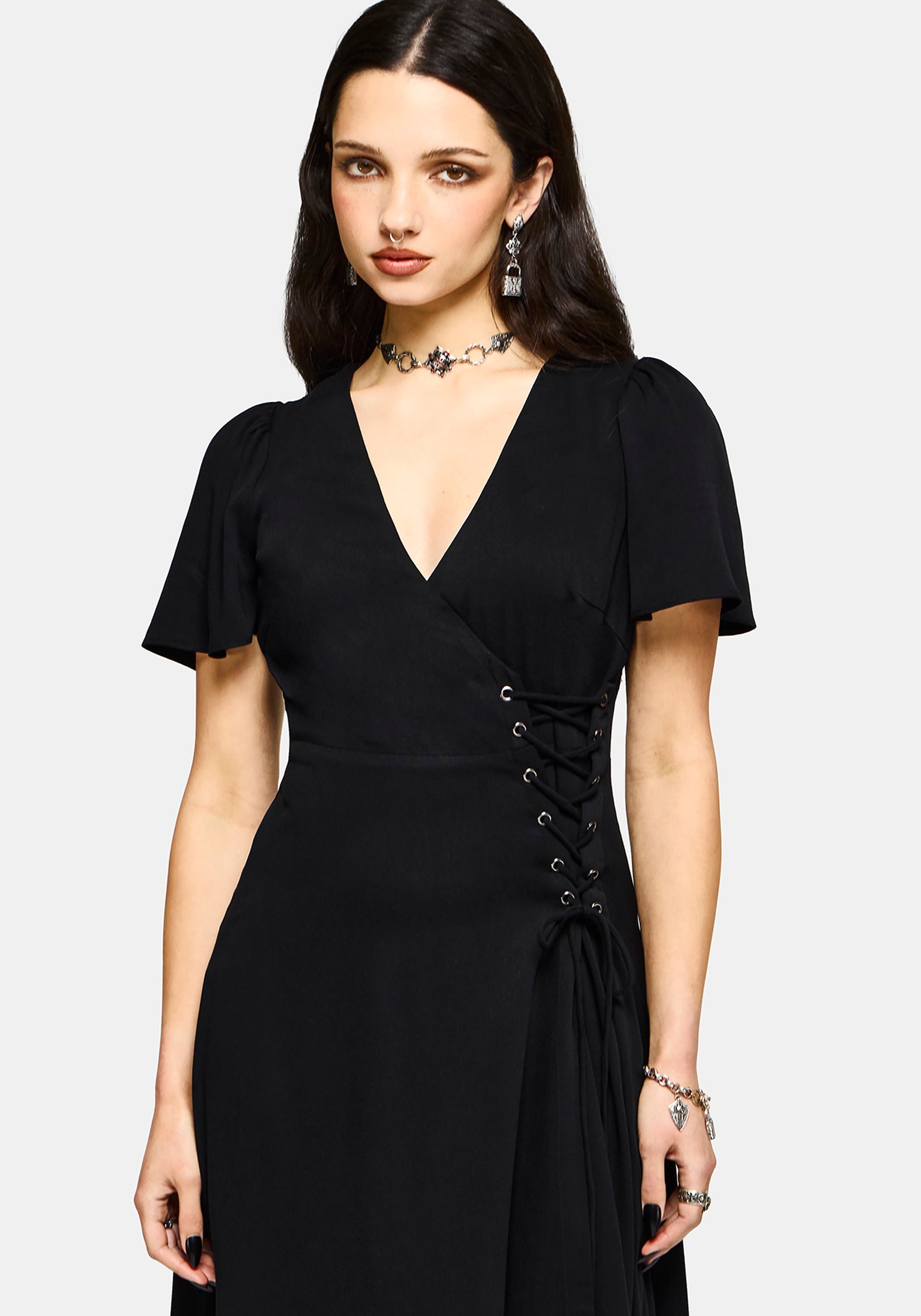 Sableine Wrap Midaxi Dress – Disturbia