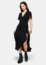Sableine Wrap Midaxi Dress