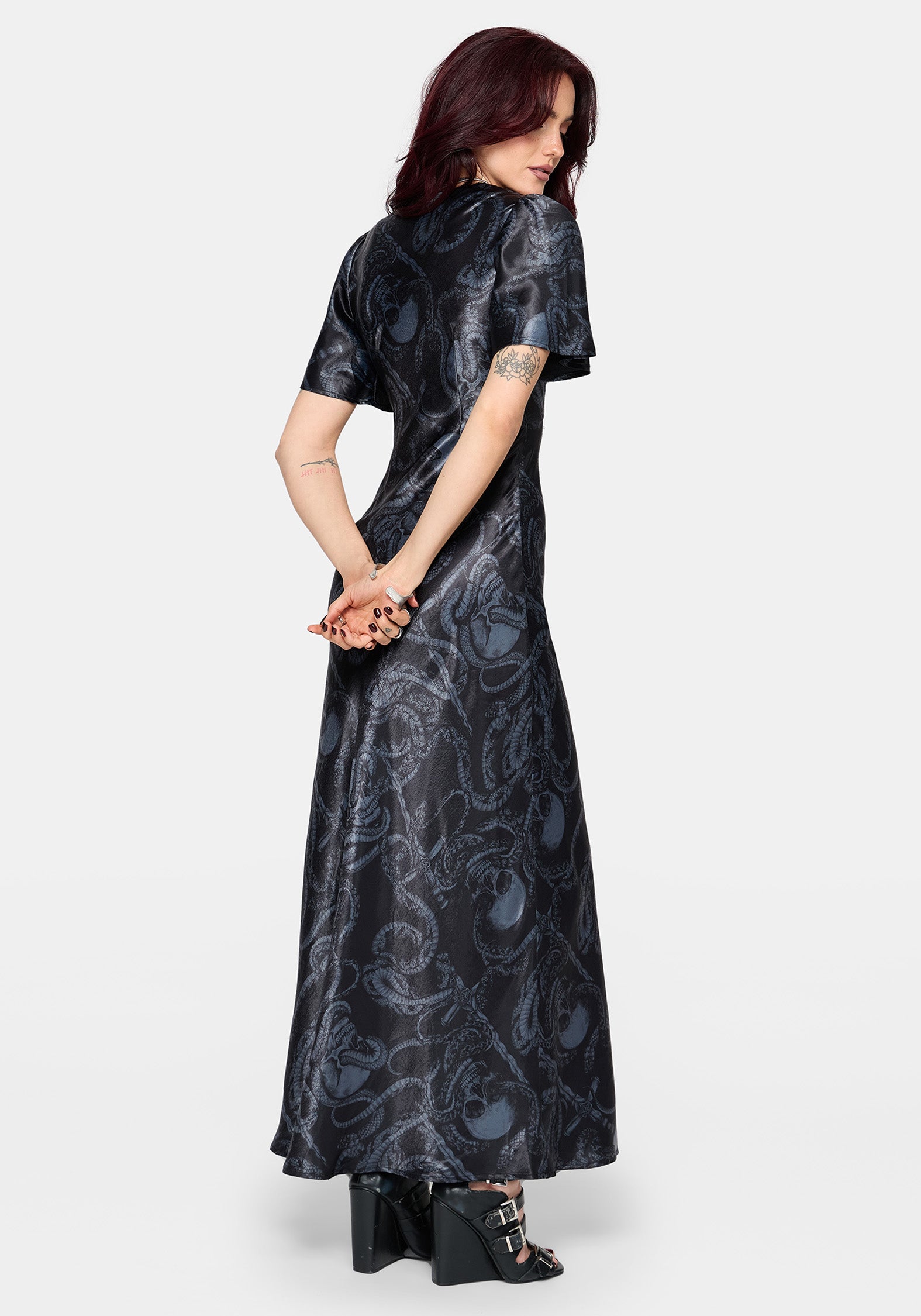 o.p.t fallen dress Fallen Flowers Midi Dress