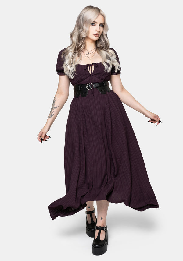 silver dress and shoes Fenella Keyhole Midi Dress