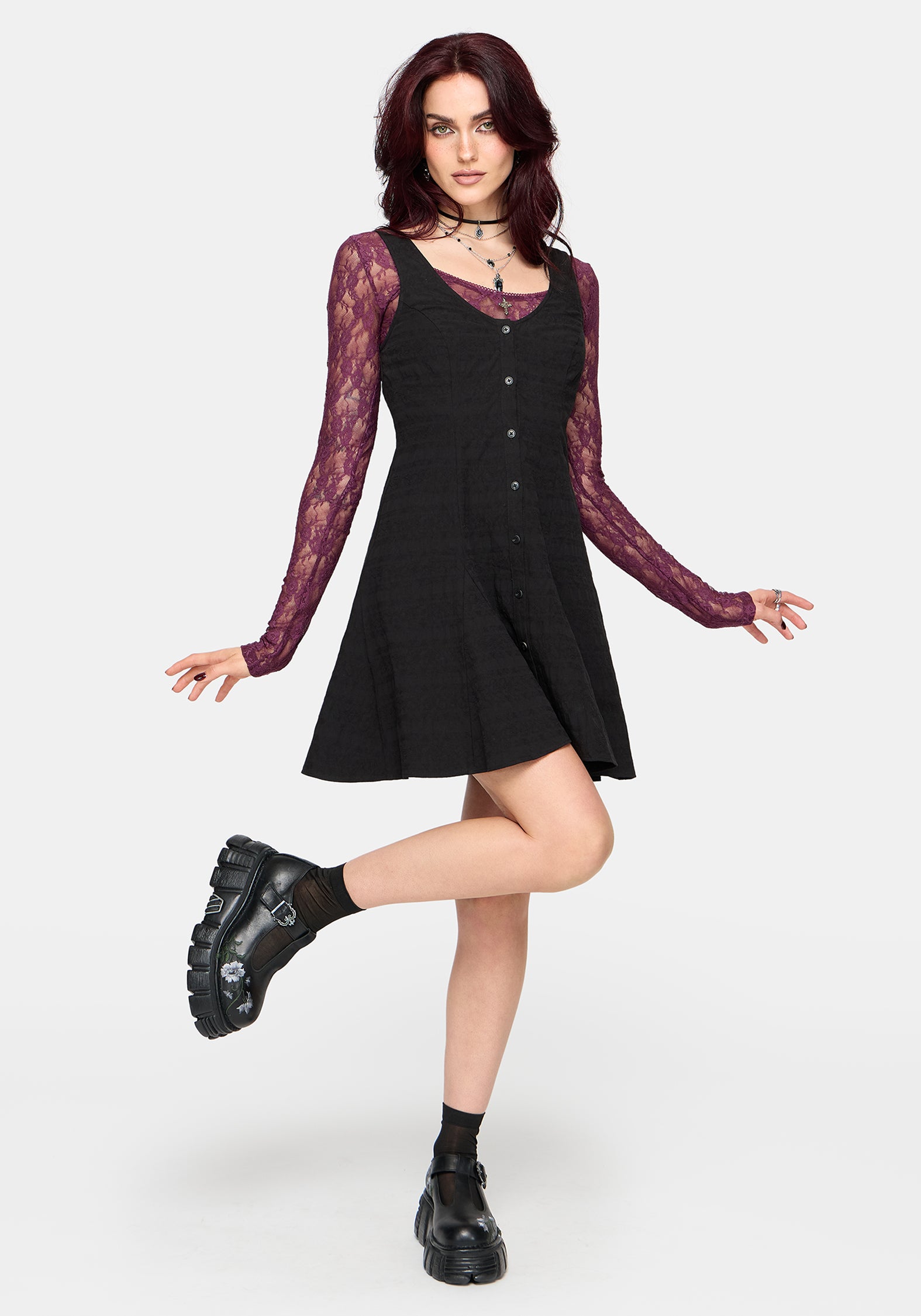 Opheline Button Down Mini Dress