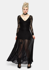 Eltharia Lace Bodice Maxi Dress US 2