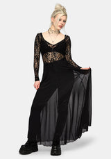 Eltharia Lace Bodice Maxi Dress US 2