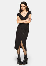 Ziggy Check Cut Out Midaxi Dress