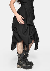 Lyx Hitched Skirt Cotton Midi Dress