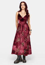 Zariah Sequin Velour Cami Midaxi Dress