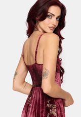 Zariah Sequin Velour Cami Midaxi Dress