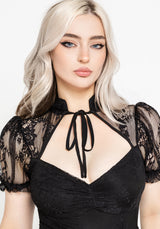 Velisse Lace Fixed Bodysuit Maxi Dress US 2