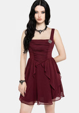 Sezora Rose Skull Brooch