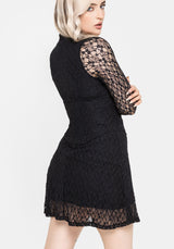 Amoura Boned Waist Corset Lace Mini Dress US 2
