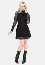 Amoura Boned Waist Corset Lace Mini Dress US 2