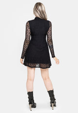 Amoura Boned Waist Corset Lace Mini Dress US 2