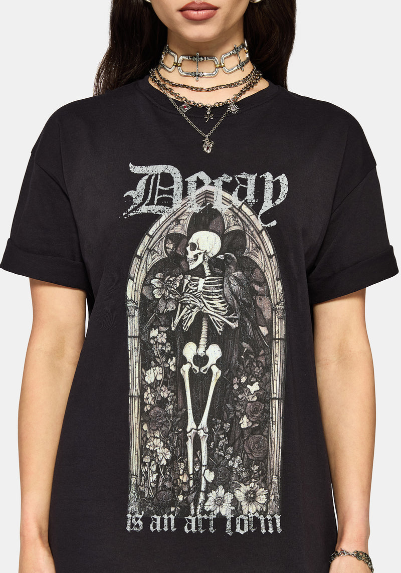 skeleton shirt dress Skeleton Tunic