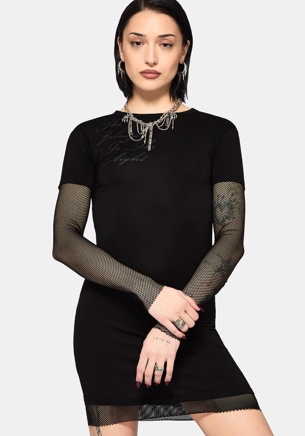 fishnet lace dress Sheer Fishnet Mini Dress Pink