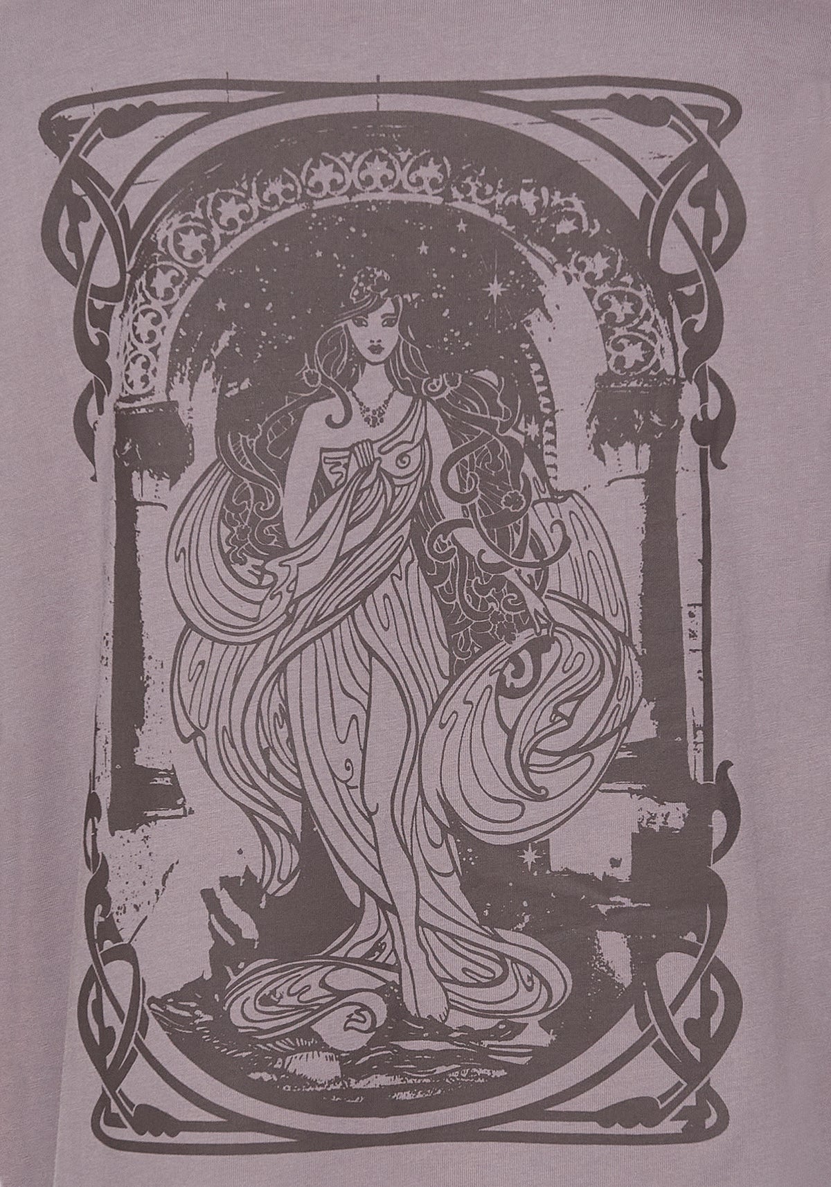 Saria Cotton-Blend Fairy Printed Jersey Tee Dress