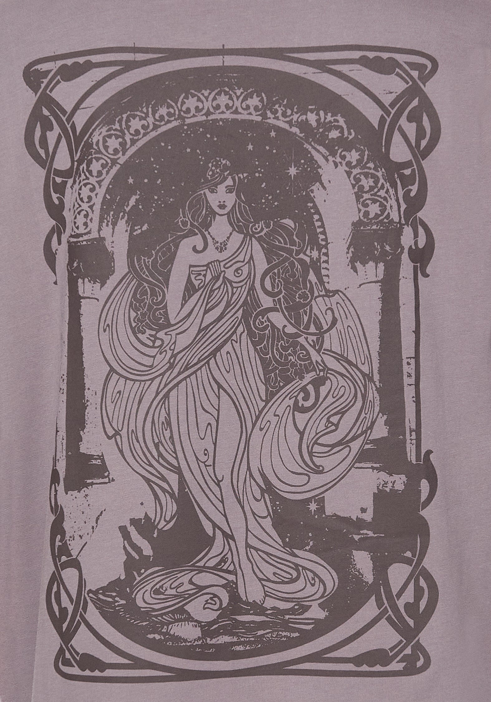 Saria Cotton-Blend Fairy Printed Jersey Tee Dress