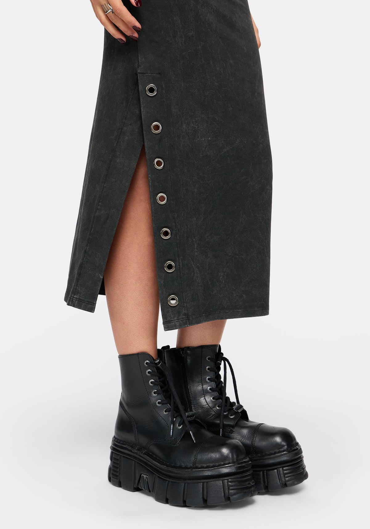 Vale Sleeveless Eyelet Midi Dress