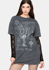 Trinity Moon Graphic Tee Dress