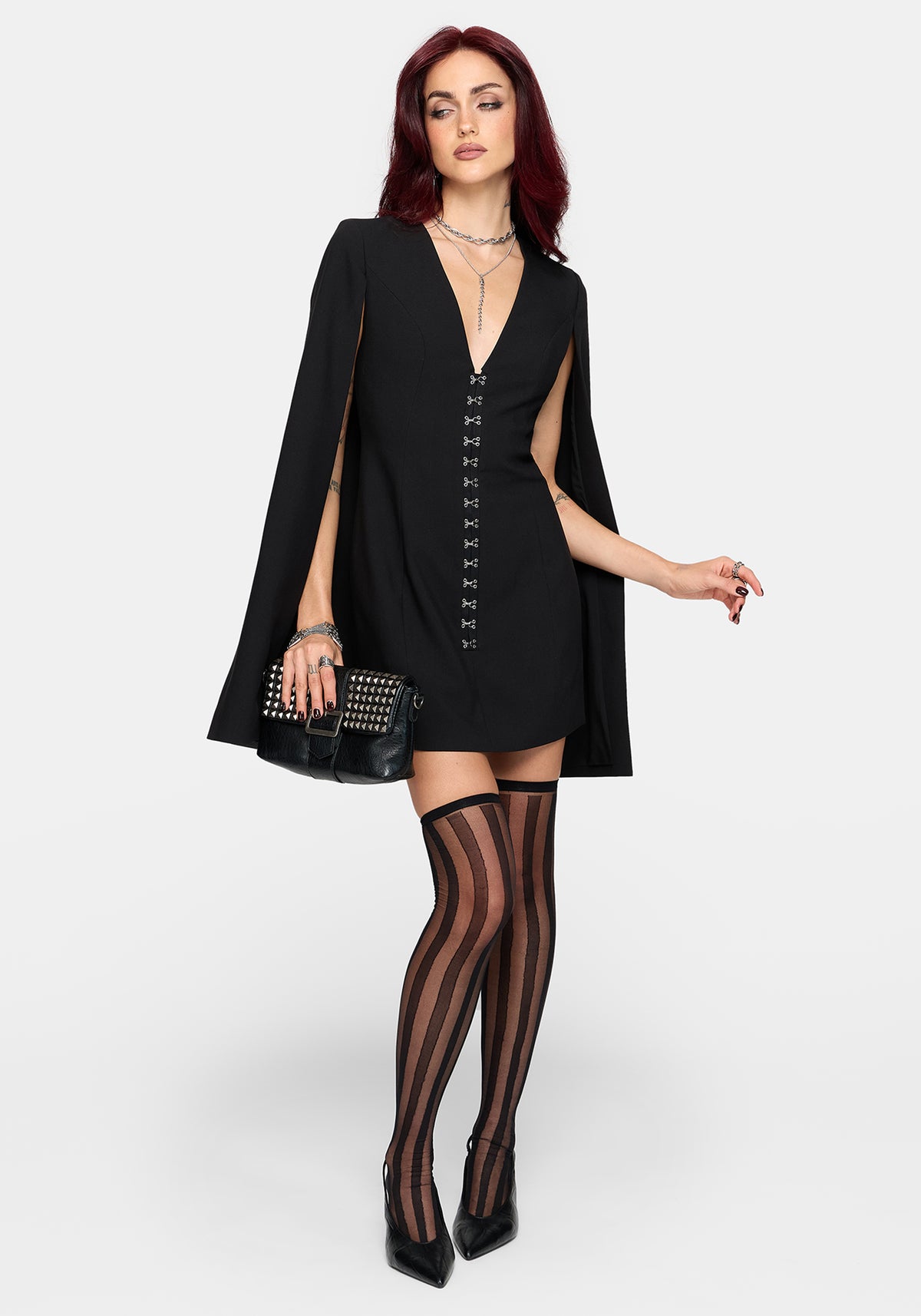 Rio Cape Blazer Mini Dress