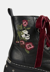 Drunella Embroidered Leather Boots