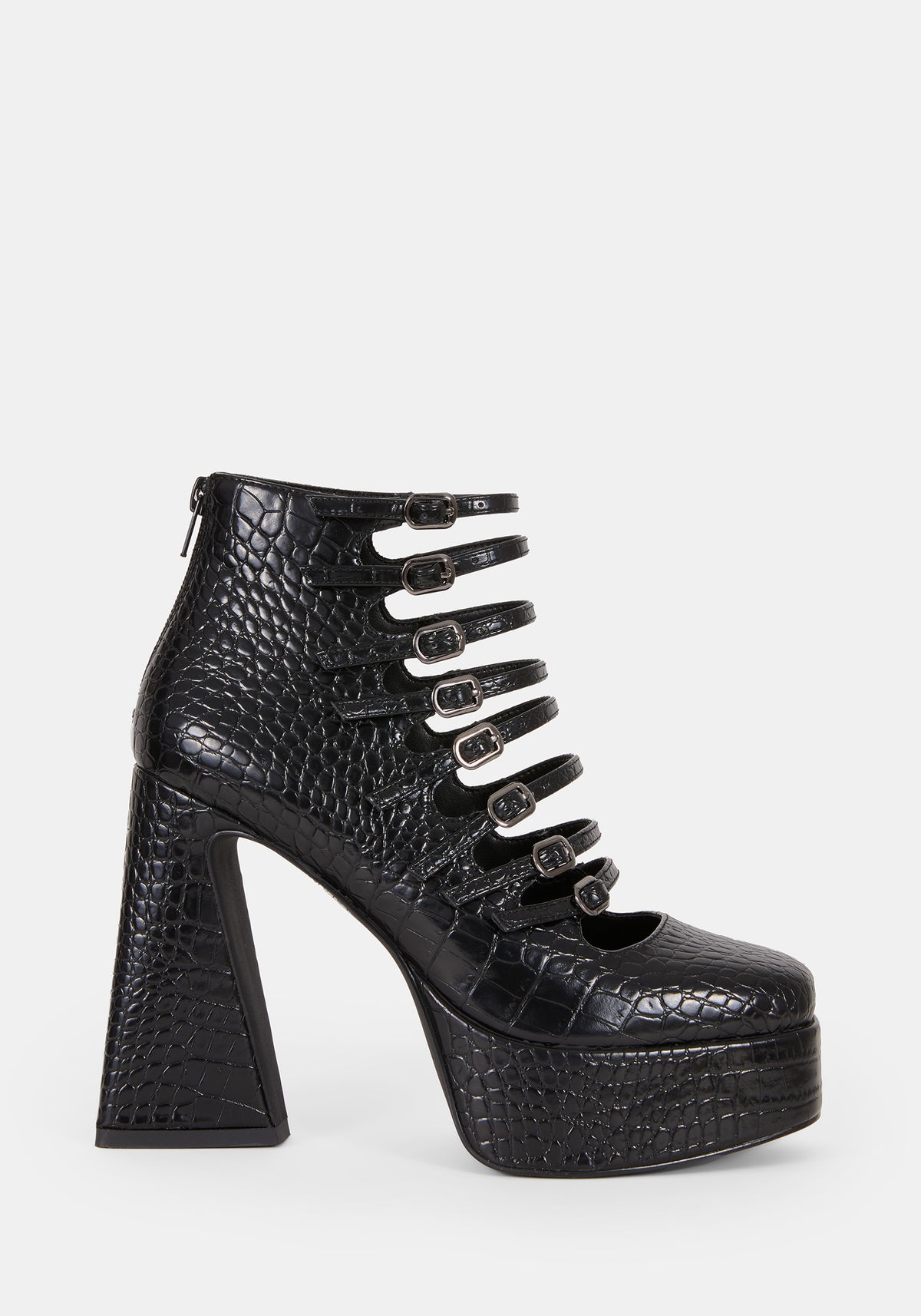 Scythera Multi Buckle Platform Heels US 8