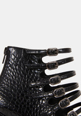 Scythera Multi Buckle Platform Heels US 8