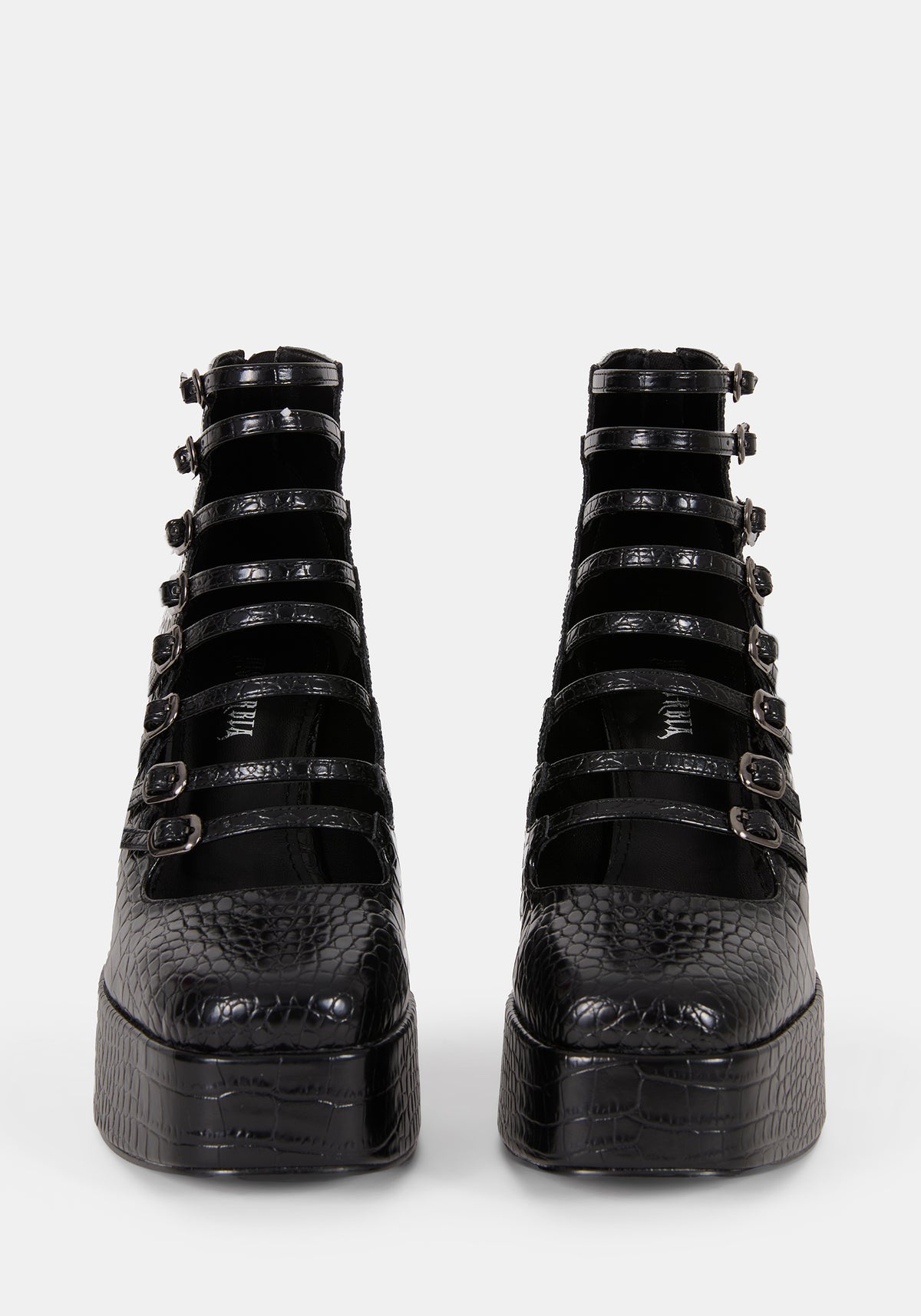 Scythera Multi Buckle Platform Heels US 8