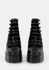 Scythera Multi Buckle Platform Heels US 8