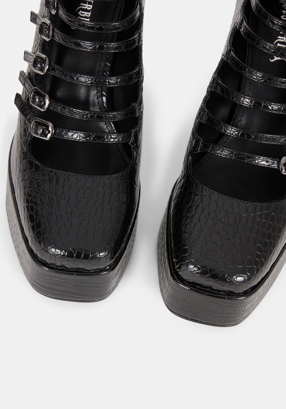 Scythera Multi Buckle Platform Heels US 8